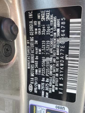 5XYKWDA77EG464785 KIA SORENTO SX