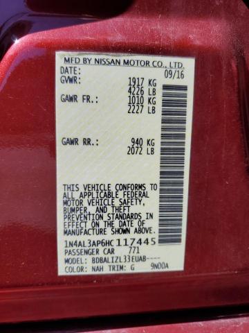 1N4AL3AP6HC117445 Nissan ALTIMA 2.5