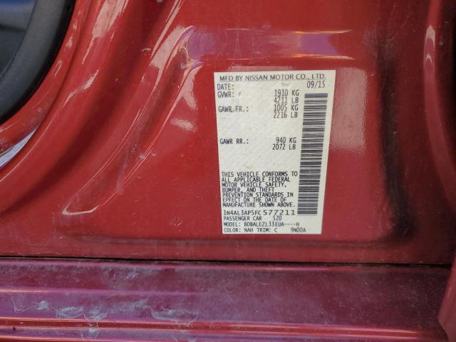 1N4AL3AP5FC577211 Nissan ALTIMA 2.5