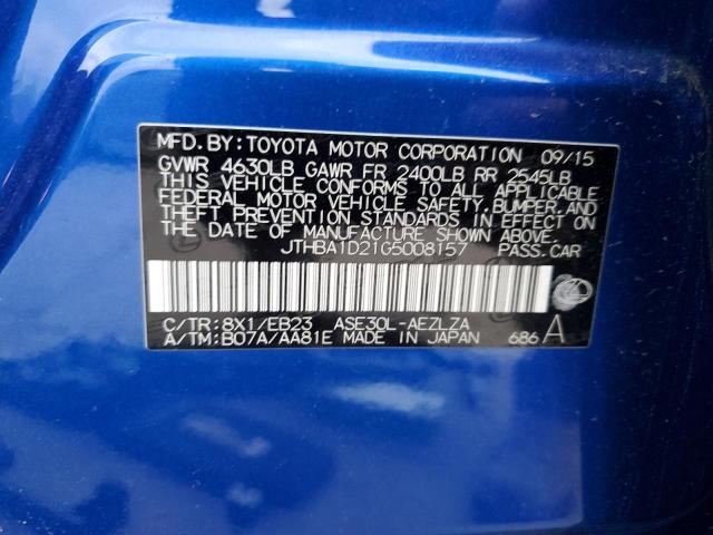 JTHBA1D21G5008157 Lexus IS 200T