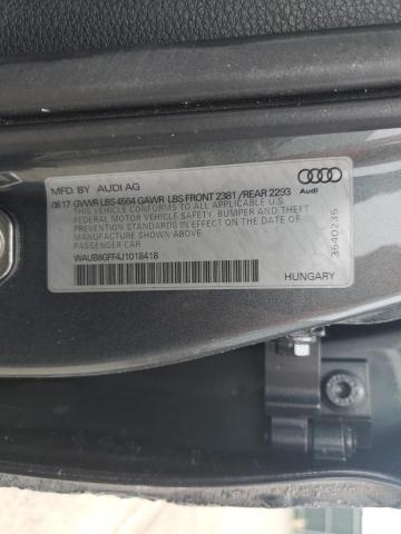 WAUB8GFF4J1018418 Audi A3 PREMIUM