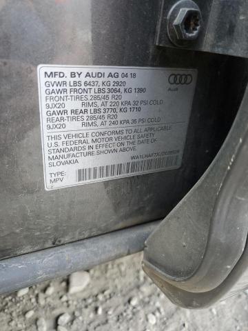 WA1LHAF7XJD039506 Audi Q7 Premium Plus