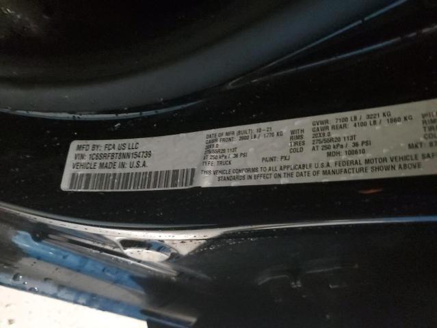 1C6SRFBT8NN154739 RAM 1500 Big Horn/lone Star