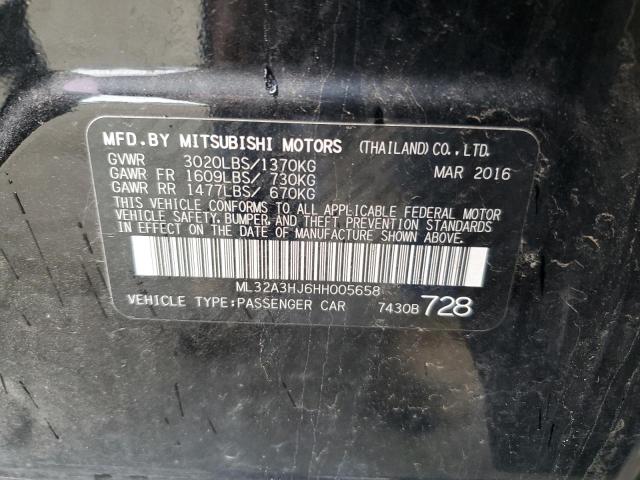 ML32A3HJ6HH005658 Mitsubishi MIRAGE ES