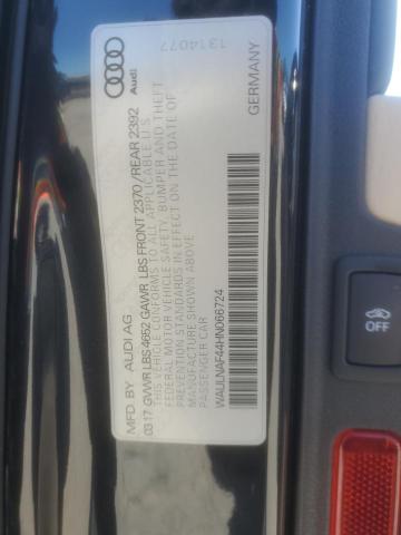 WAULNAF44HN066724 Audi A4 Premium Plus