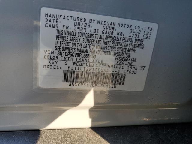 3N1CP5CV0PL568150 Nissan KICKS SV