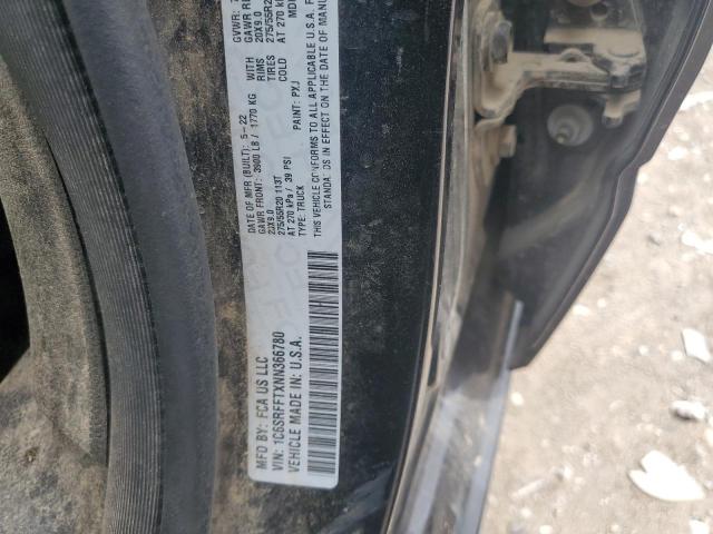 1C6SRFFTXNN366780 RAM 1500 Big Horn/lone Star