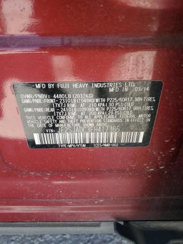 JF2SJADC3FH417365 Subaru Forester 2.5i Premium