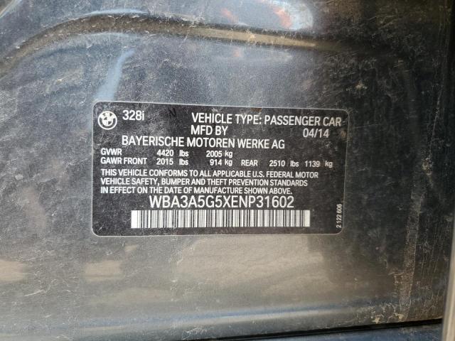 WBA3A5G5XENP31602 BMW 328 I