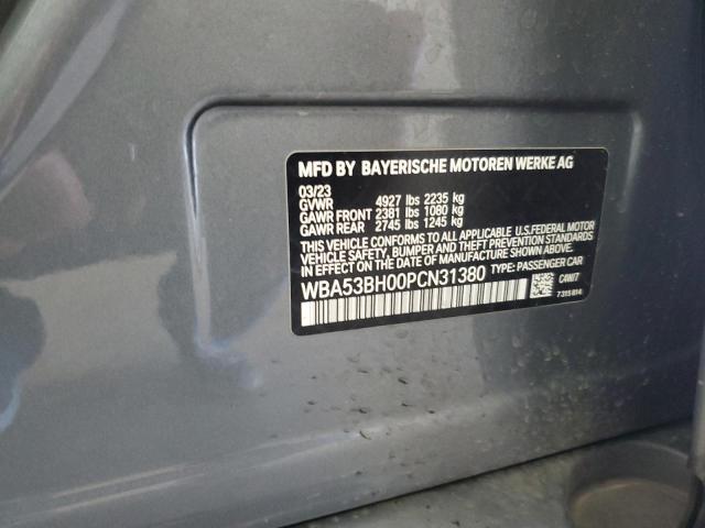WBA53BH00PCN31380 BMW 530 I