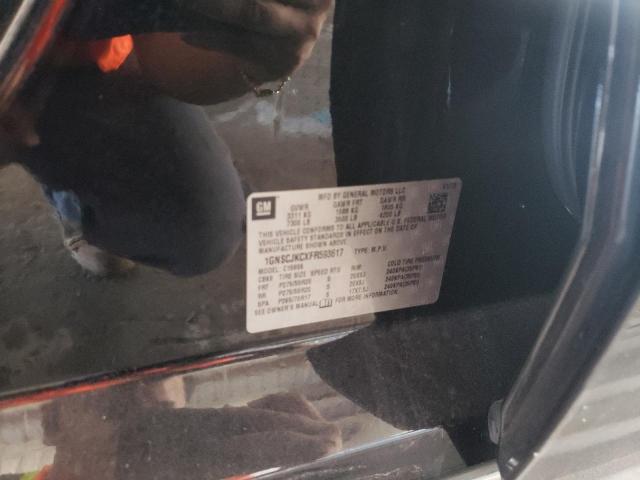 1GNSCJKCXFR593617 Chevrolet Suburban C1500 Lt