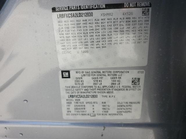 LRBFXCSA2LD212830 Buick Envision Essence