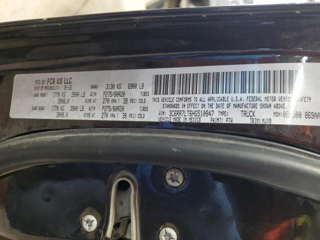 3C6RR7LT6HG510847 RAM 1500 Slt