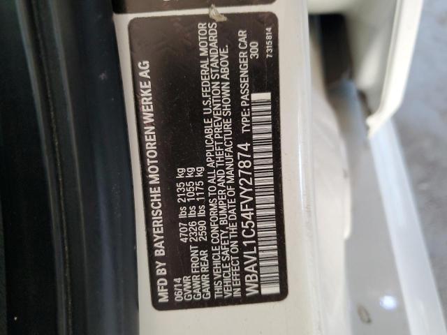 WBAVL1C54FVY27874 BMW X1 Xdrive28i