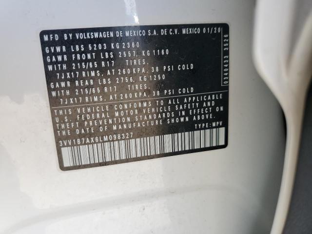 3VV1B7AX6LM098327 Volkswagen TIGUAN S