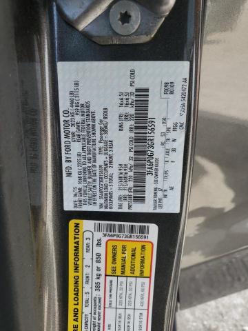 3FA6P0G73GR156591 Ford FUSION S