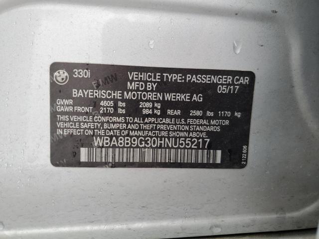 WBA8B9G30HNU55217 BMW 330 I