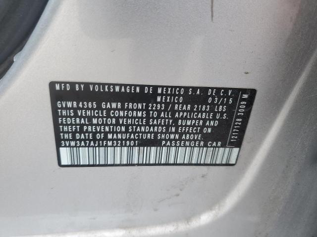 3VW3A7AJ1FM321901 Volkswagen JETTA TDI