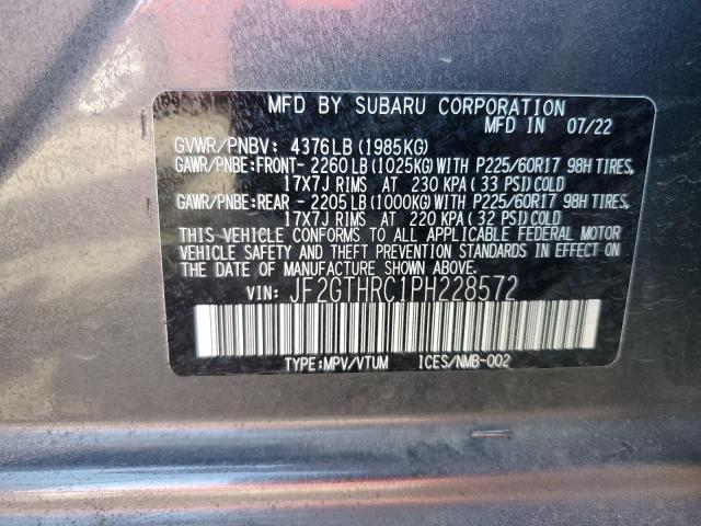 JF2GTHRC1PH228572 Subaru Crosstrek Sport