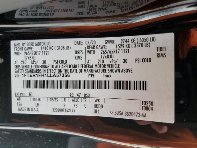 1FTER1FH1LLA57356 Ford RANGER XL