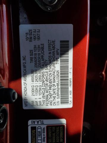 5J6RW2H85JL032626 Honda CR-V EXL