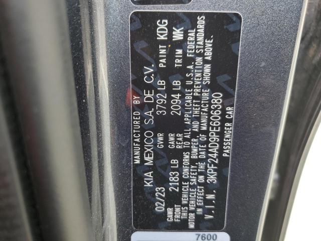 3KPF24AD9PE606380 KIA FORTE LX