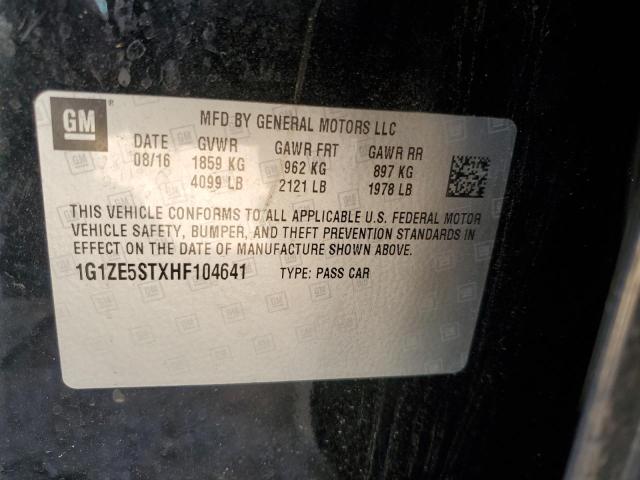 1G1ZE5STXHF104641 Chevrolet MALIBU LT