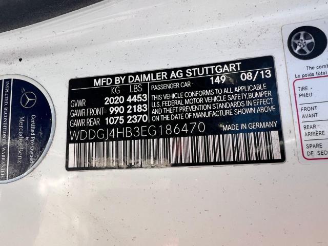 WDDGJ4HB3EG186470 Mercedes-Benz C 250
