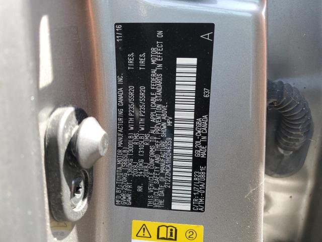 2T2ZZMCA1HC046359 Lexus Rx 350 Base