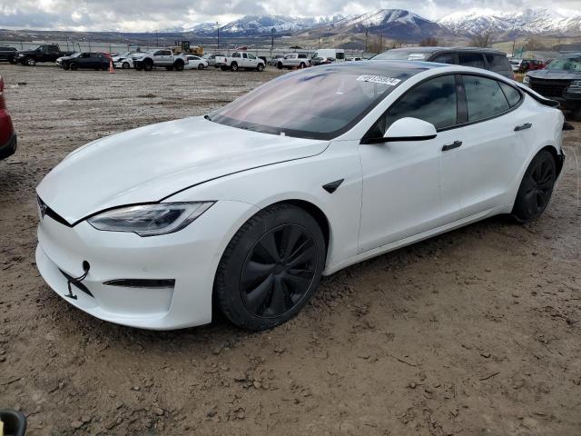 49125924 :رقم المزاد ، 5YJSA1E50MF439741 vin ، 2021 Tesla Model S مزاد بيع