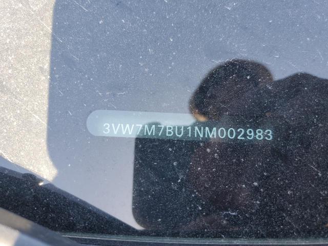 3VW7M7BU1NM002983 Volkswagen JETTA SE