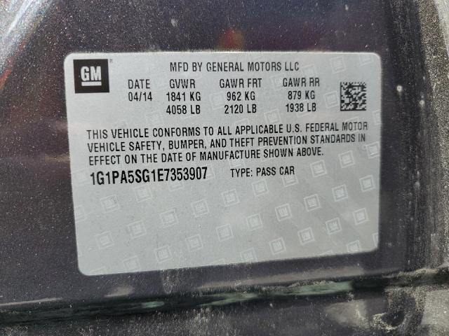 1G1PA5SG1E7353907 Chevrolet CRUZE LS