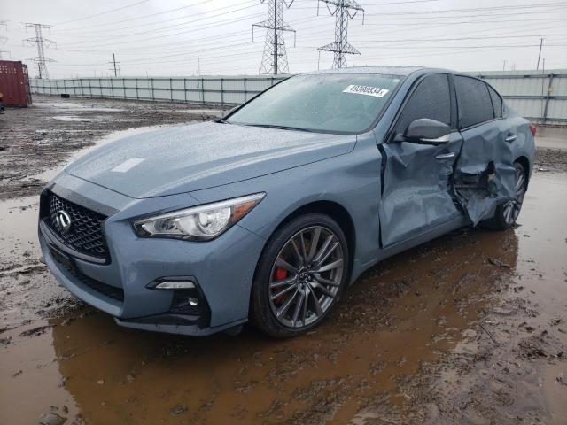 49390534 :رقم المزاد ، JN1FV7DR8MM880623 vin ، 2021 Infiniti Q50 Red Sport 400 مزاد بيع