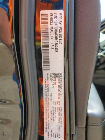 1C4RDHAG0MC884435 Dodge Durango Sxt
