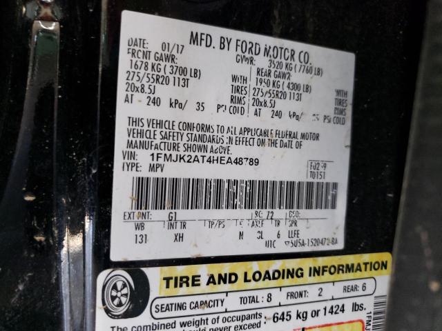 1FMJK2AT4HEA48789 Ford Expedition El Limited