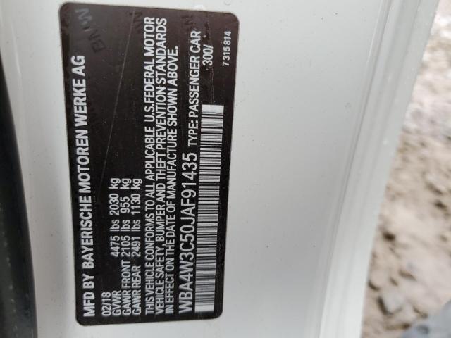 WBA4W3C50JAF91435 BMW 430I