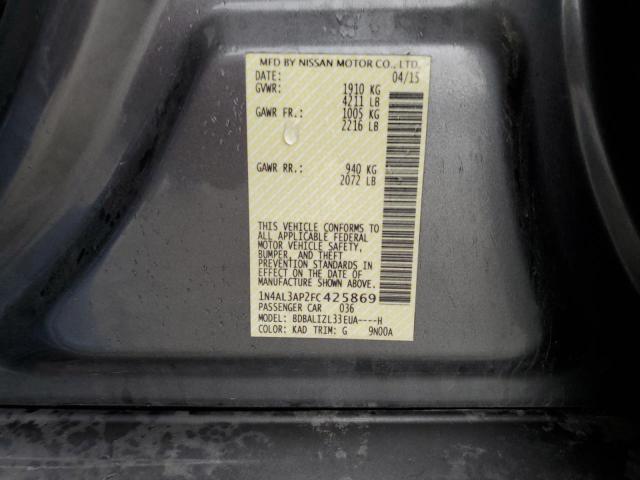 1N4AL3AP2FC425869 Nissan ALTIMA 2.5