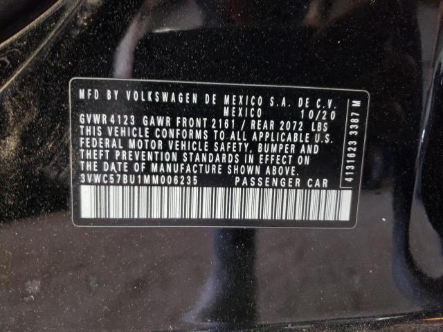 3VWC57BU1MM006235 Volkswagen JETTA S