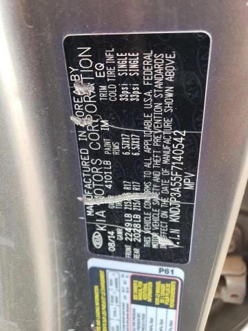 KNDJP3A55F7140542 KIA SOUL +