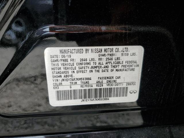 JN1EV7AR7KM593884 Infiniti Q50 LUXE