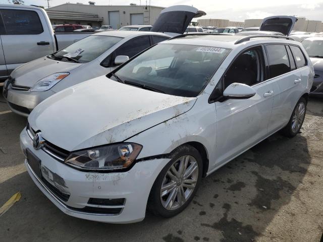 2015 Volkswagen Golf Sportwagen Tdi S მანქანა იყიდება აუქციონზე, vin: 3VWFA7AU6FM520479, აუქციონის ნომერი: 49284544