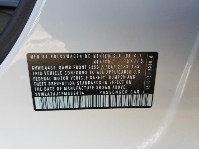 3VWLA7AJ1FM332414 Volkswagen JETTA TDI
