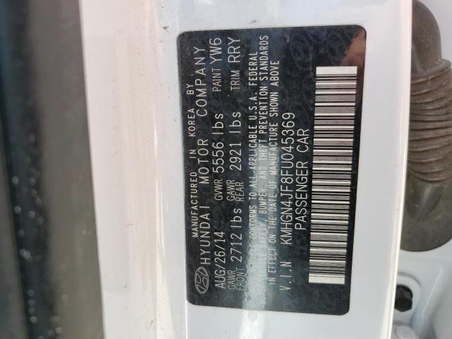 KMHGN4JF8FU045369 Hyundai Genesis 5.0l