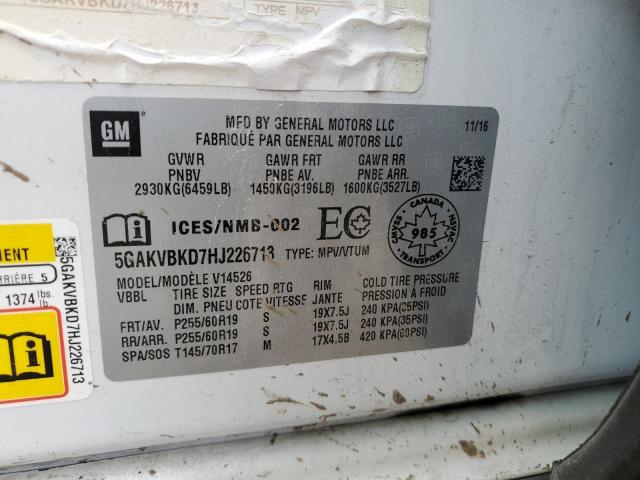 5GAKVBKD7HJ226713 Buick Enclave