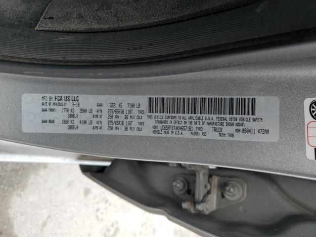 1C6SRFBT0KN657161 RAM 1500 Big Horn/lone Star