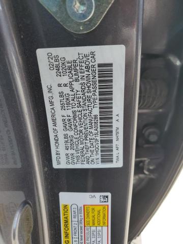 1HGCV3F15LA008286 Honda ACCORD HYBRID