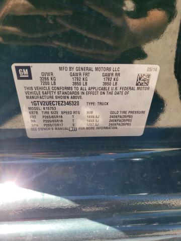 1GTV2UEC7EZ346320 GMC Sierra K1500 Sle