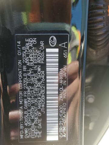 JTHKD5BH3E2176404 Lexus CT 200