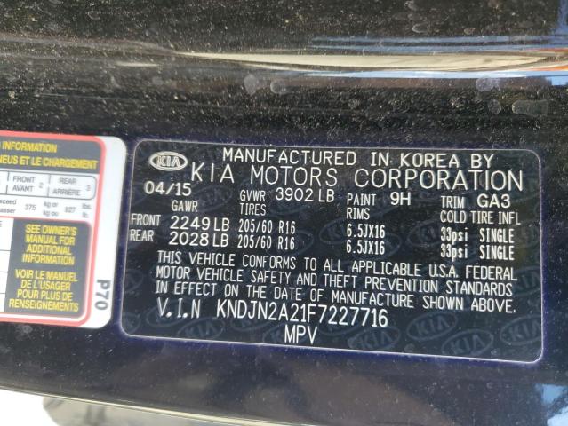 KNDJN2A21F7227716 KIA Soul