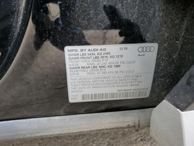 WA1BNAFY3K2032679 Audi Q5 Premium Plus